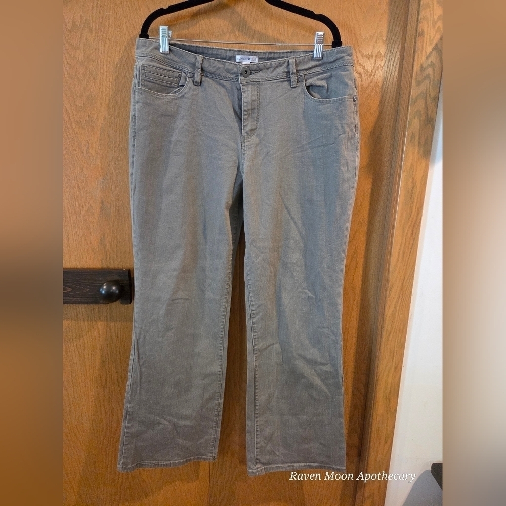 Gray Casual Pants